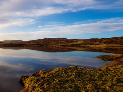 Peat landscape Shetland